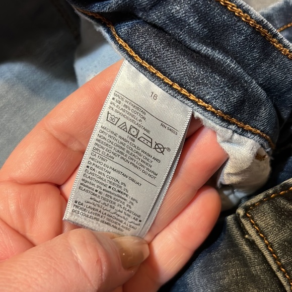 Rockstar Super Skinny high rise built in sculpt jeans 16 - Picture 3 of 4